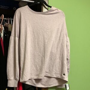 Ideology Women's Long Sleeve Tee - Light Pink